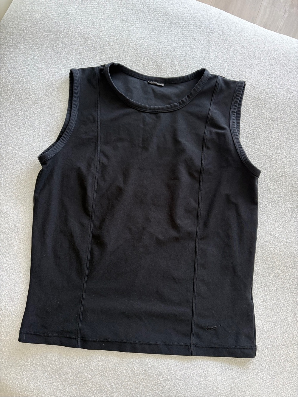 Black Sleeveless Nike Top